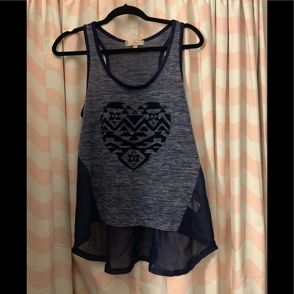 *5 FOR $15* Heart printed tank